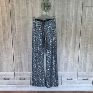 ZARA FLARED SEQUIN LEGGINGS